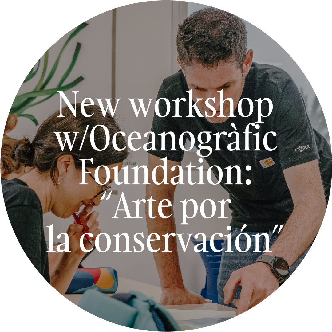 PRESS_New workshop w/ Oceanogràfic Foundation: “Arte por la conservación”